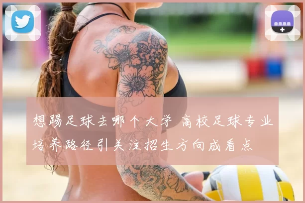 想踢足球去哪个大学 高校足球专业培养路径引关注招生方向成看点